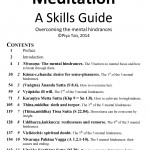 Meditation 2: a skills guide.